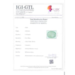 Load image into Gallery viewer, 8.58/CT Natural Colombian Panna Stone with Govt. Lab Certificate (8991)