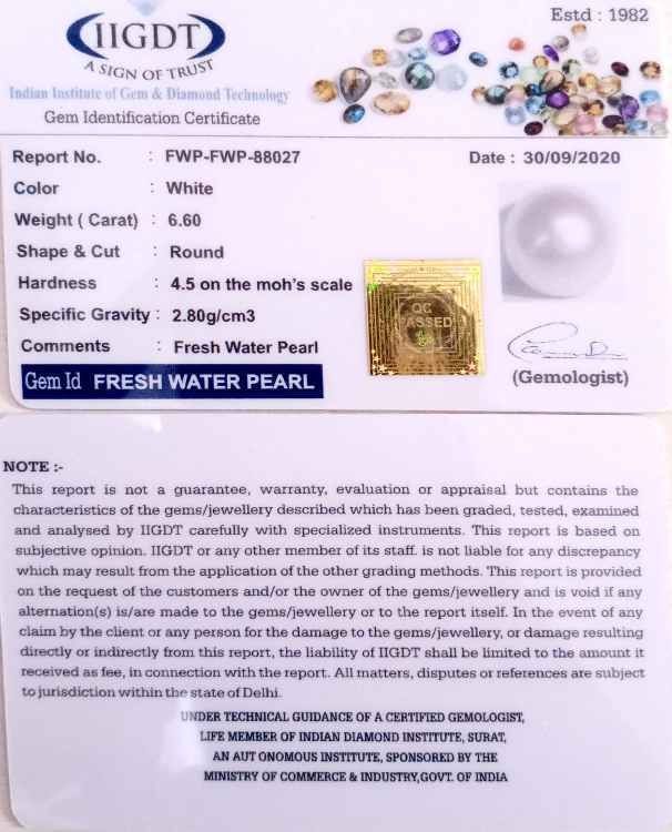 7.32 Ratti Fresh Water Pearl (277)