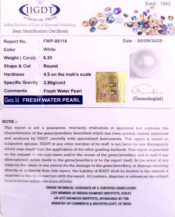 6.88 Ratti Fresh Water Pearl (277)