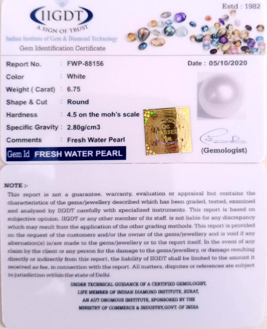 7.49 Ratti Fresh Water Pearl (277)