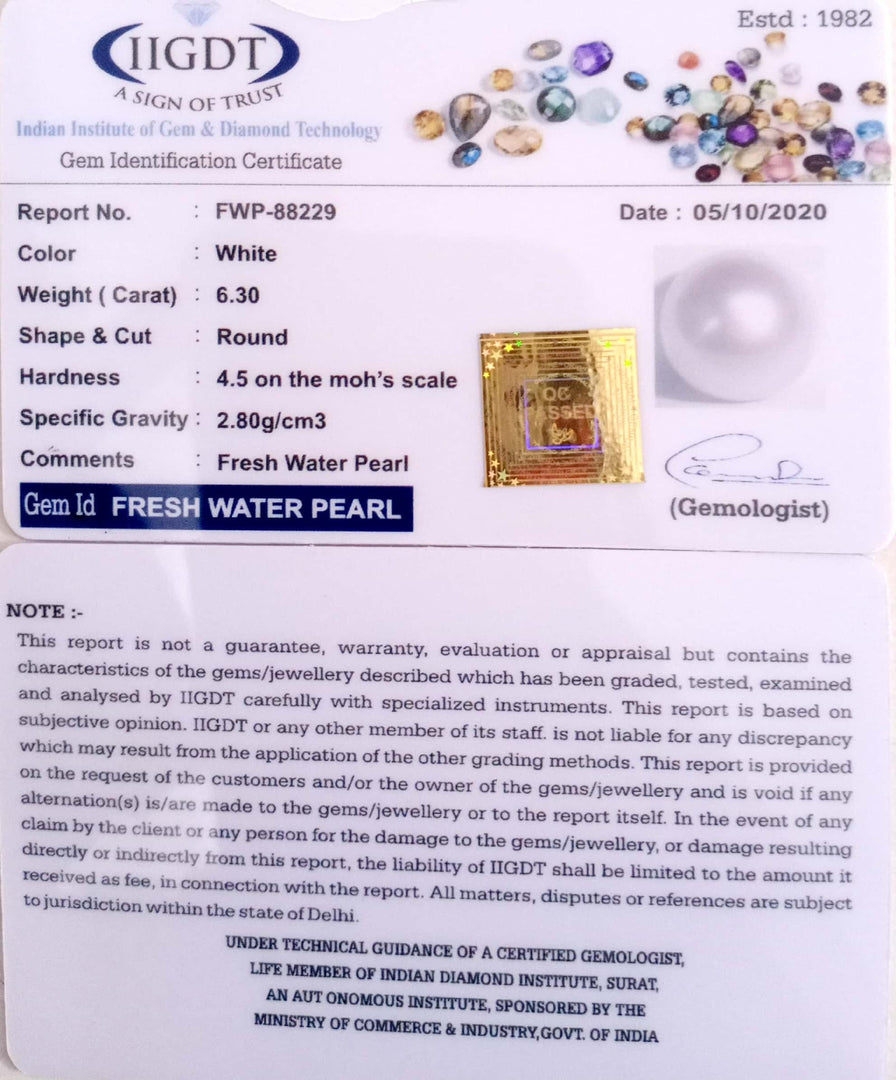 6.99 Ratti Fresh Water Pearl (277)