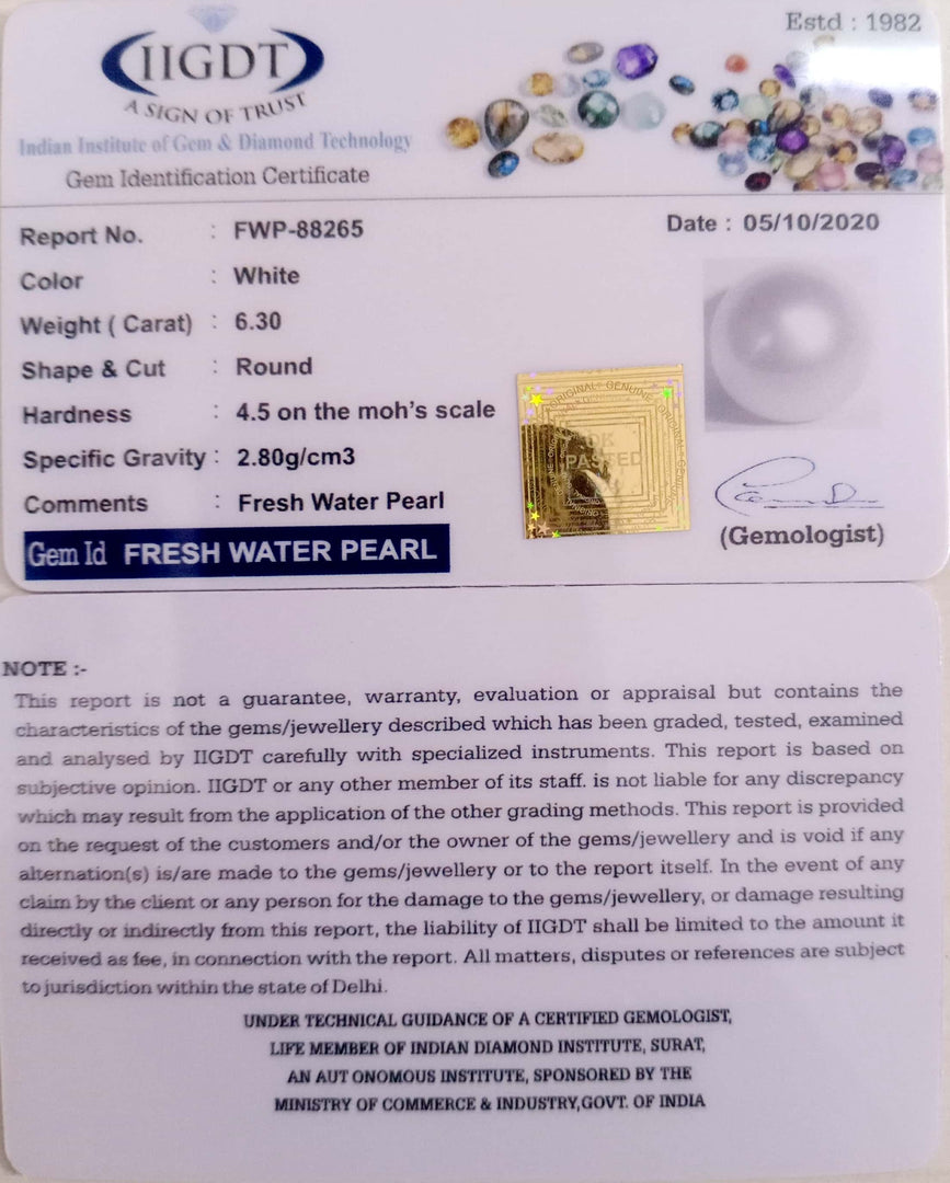 6.99 Ratti Fresh Water Pearl (277)