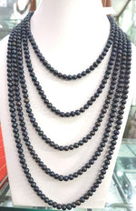 Load image into Gallery viewer, Natural Black Freshwater Pearl Beads (400/GM)