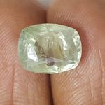 Load image into Gallery viewer, 5.96/CT Natural Green Sapphire with Govt Lab Certificate-(78810)