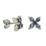 Load image into Gallery viewer, Silver Earring IOLITE-ST025