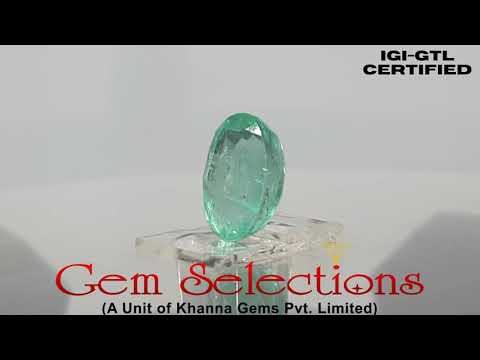 Natural govt lab certified Colombian Emerald (45510) Gem