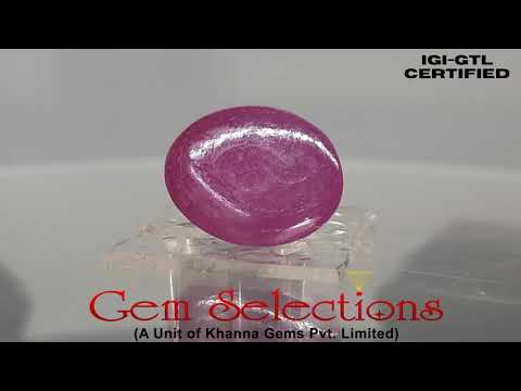 6.64 Ratti Natural New Burma Ruby with Govt. Lab Certificate-(23310)