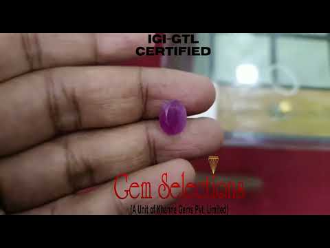 4.24  Ratti Natural Mozambique Ruby with Govt. Lab Certificate-(7881)