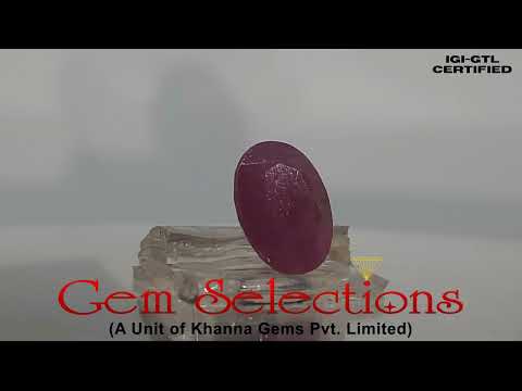 3.67 Ratti Natural Mozambique Ruby with Govt. Lab Certificate-{7881)