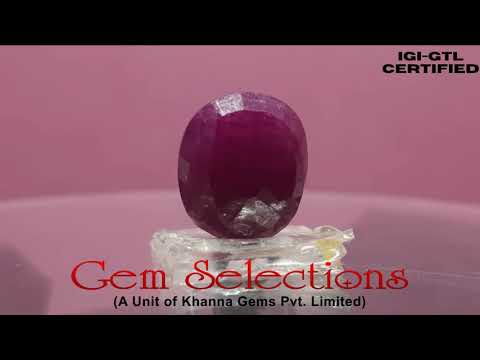 10.51 Ratti Natural Neo Burma Ruby with Govt. Lab Certificate-(5661)