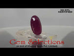 Load image into Gallery viewer, 7.78 Ratti Natural Ruby with Govt Lab Certificate-(7881)