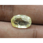 Load image into Gallery viewer, 6.64 Ratti Natural yellow sapphire with Govt Lab Certificate-(34410)
