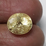 Load image into Gallery viewer, 4.97/CT Natural Yellow Sapphire With Govt Lab Certificate-(YELSA9W)