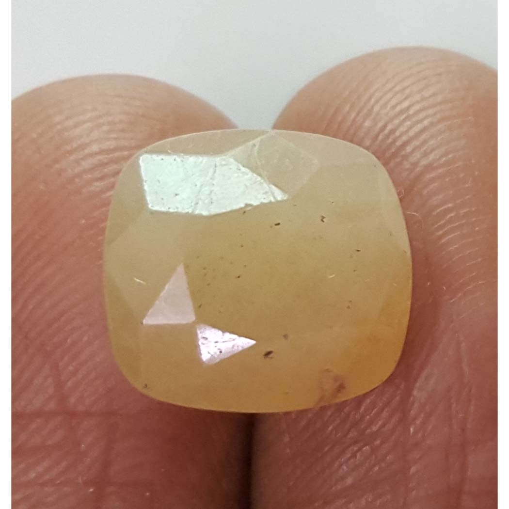 10.43 Ratti Natural Yellow Sapphire With Govt Lab Certificate-(1221)