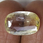 Load image into Gallery viewer, 6.10/CT Natural Yellow Sapphire With Govt Lab Certificate-56610