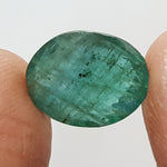 Load image into Gallery viewer, 4.39/CT Natural Panna Stone With Govt. Lab Certificate (6771)