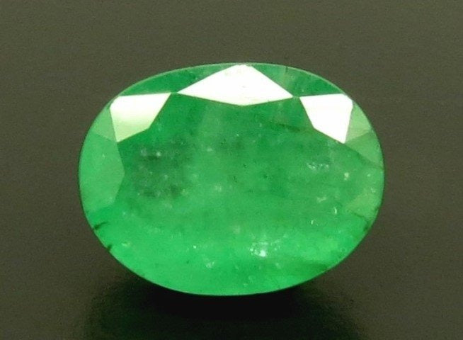 3.98/CT Natural Panna Stone with Govt. Lab Certificate  (23310)