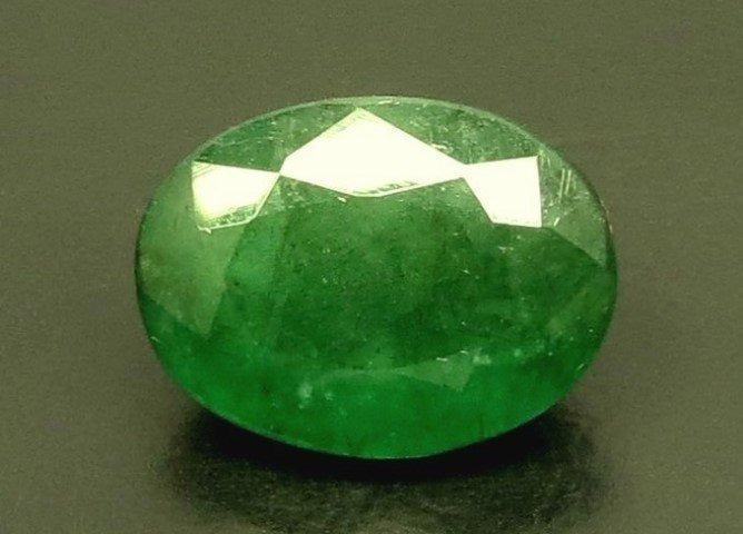 7.50/CT Natural Panna Stone with Govt. Lab Certificate  (8991)