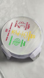 Load and play video in Gallery viewer, SELENITE 3 SYMBOL PLATE FOR REIKI