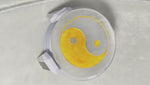 Load and play video in Gallery viewer, NATURAL SELENITE STONE ROUND PLATE