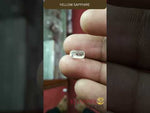 Load and play video in Gallery viewer, 2.43 Ratti yellow sapphire with Govt Lab Certified-(YELSA9S)