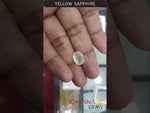 Load and play video in Gallery viewer, 5.72/CT Natural Ceylonese Pukhraj with Govt Lab Certificate-6771