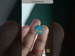 Load and play video in Gallery viewer, 3.89/CT Natural Govt. Lab Certified Turquoise-1221
