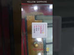 Load and play video in Gallery viewer, 8.21/CT Natural Ceylonese Pukhraj Stone with Govt Lab Certificate-4551