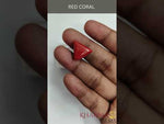 Load and play video in Gallery viewer, 9.41/CT Natural Triangular Red Coral-2150