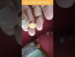 Load and play video in Gallery viewer, 6.37/CT Natural Ceylonese Pukhraj with Govt Lab Certificate-4551