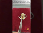 Load and play video in Gallery viewer, SILVER RING FOR ZODIAC SIGN SAGITTARIUS AND PISCES FOR GIRL