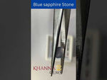 Load and play video in Gallery viewer, 4.02/CT Natural Blue Sapphire with Govt Lab Certificate-4551
