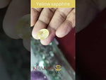 Load and play video in Gallery viewer, 9.64/CT Natural Ceylonese Pukhraj with Govt Lab Certificate-6771