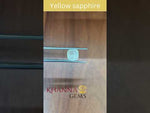 Load and play video in Gallery viewer, 3.51 Ratti yellow sapphire with Govt Lab Certificate-(YELSA9T)