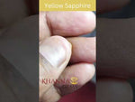 Load and play video in Gallery viewer, 4.88/CT Natural Ceylonese Pukhraj with Govt Lab Certificate-YELSA9V