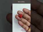 Load and play video in Gallery viewer, 6.88/CT Natural Triangular Red Coral-1800