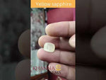 Load and play video in Gallery viewer, 7.67/CT Natural Ceylonese Pukhraj with Govt Lab Certificate-6771
