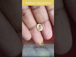 Load and play video in Gallery viewer, 3.08/CT Natural Yellow Sapphire With Govt Lab Certificate-YELSA9A