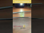 Load and play video in Gallery viewer, 9.34 Ratti Natural Ceylonese Yellow Sapphire with Govt Lab Certificate (6771)