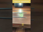 Load and play video in Gallery viewer, 10.33 Ratti Natural Yellow Sapphire With Govt Lab Certificate-(YELSA9T)