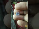 Load and play video in Gallery viewer, 2.95/CT Natural Blue Sapphire with Govt Lab Certificate-23310