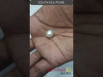 Load and play video in Gallery viewer, 6.53/CT Natural South Sea Pearl with Govt. Lab Certificate (1550)
