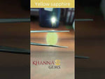Load and play video in Gallery viewer, 11.79/CT Natural Ceylonese Pukhraj with Govt Lab Certificate-6771