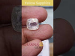 Load and play video in Gallery viewer, 7.68/CT Natural Ceylonese Pukhraj with Govt Lab Certificate-45510