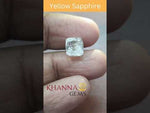 Load and play video in Gallery viewer, 4.78/CT Natural Ceylonese Pukhraj with Govt Lab Certificate-YELSA9V
