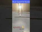 Load and play video in Gallery viewer, 3.00/CT Natural Blue Sapphire with Govt Lab Certificate-23310
