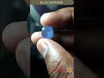 Load and play video in Gallery viewer, 3.34/CT Natural Blue sapphire with Govt Lab Certificate-BLUSA9T