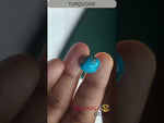 Load and play video in Gallery viewer, 7.61/CT Natural Govt. Lab Certified Turquoise-1221