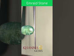 Load and play video in Gallery viewer, 4.73/CT Natural Panna Stone with Govt. Lab Certificate-16650
