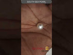 Load and play video in Gallery viewer, 6.72/CT Natural South Sea Pearl with Govt. Lab Certificate (1550)